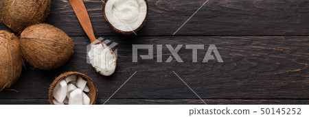 Fresh coconut products concept Fresh coconut products concept 50145252