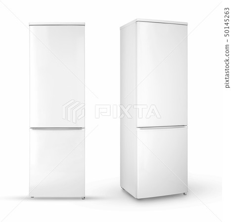 household refrigerator on a white background 50145263