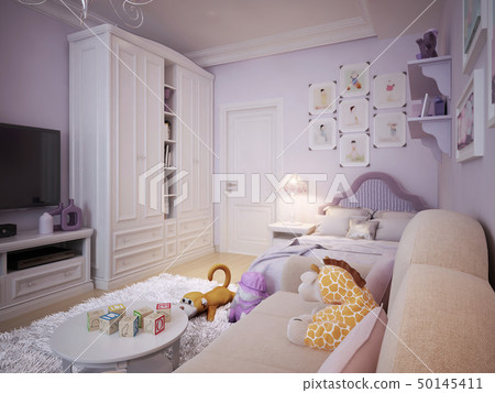 Children's room for girls classic style Children's room for girls classic style 50145411