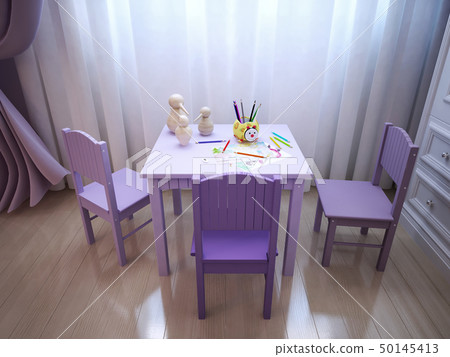 Children's room for girls classic style Children's room for girls classic style 50145413