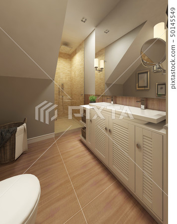 Bathroom Mediterranean design Bathroom Mediterranean design 50145549
