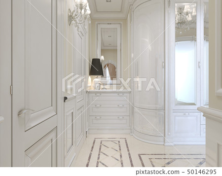Design for Classical hall in light colors. 50146295