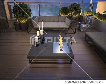 roof - terrace in a modern style roof - terrace in a modern style 50146346