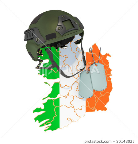 Irish military force, army or war concept 50148025