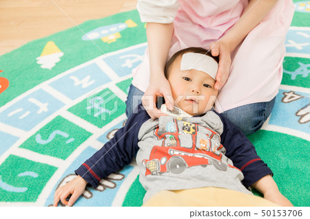 Nursery nursery nursery school nursery school infant heat poor health thermometer 50153706