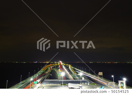 從Umihotaru可以看到的夜間高速公路 從Umihotaru可以看到的夜間高速公路 50154525