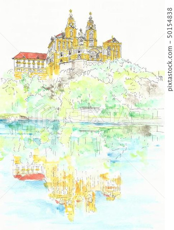Cityscape of World Heritage-Austria-Melk Abbey Cityscape of World Heritage-Austria-Melk Abbey 50154838