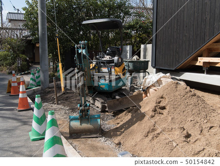 Backhoe construction vehicle Excavator construction machine 50154842