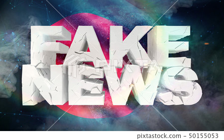 3D illustration of fake news concept with background flag of Bangladesh. 50155053
