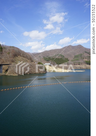 Hayaikemine大壩在春天溢出 50155522