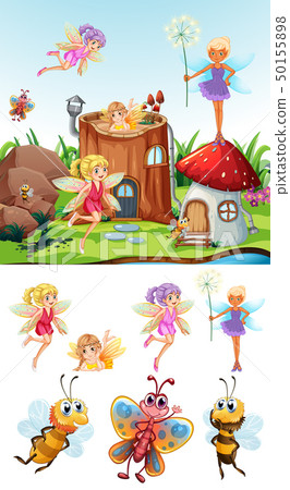 Fairy scene with set Fairy scene with set 50155898