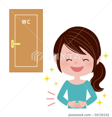 A woman who went to the bathroom and was refreshed 50156192