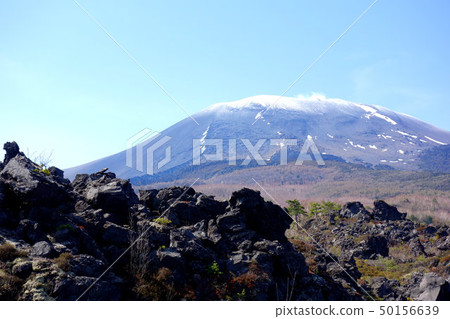 Mt. Asama火山擠壓 50156639