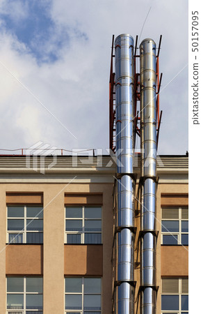 Repair and renovation of the facade of a modern Repair and renovation of the facade of a modern 50157095