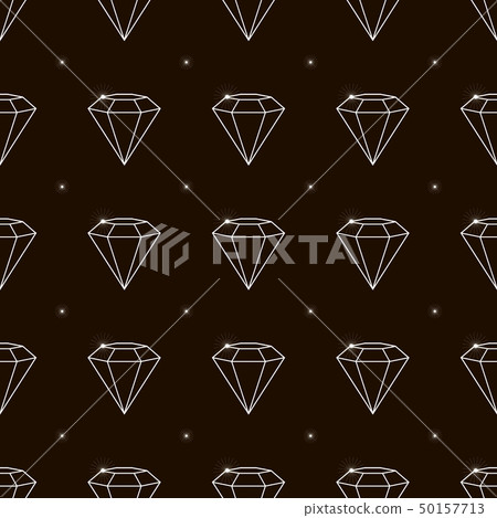 Outline Seamless pattern jewelry with precious Outline Seamless pattern jewelry with precious 50157713