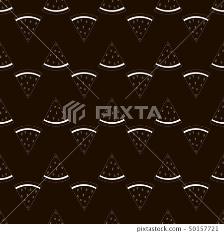 Outline Seamless background with watermelon Outline Seamless background with watermelon 50157721