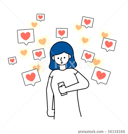 打開手機,可用於社交媒體 50158168