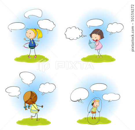Set of bubble speech Set of bubble speech 50159272