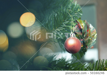 Decorated Christmas tree Decorated Christmas tree 50160246