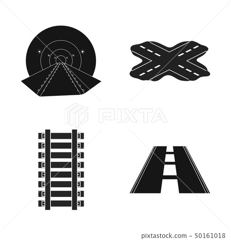 Vector design of road and street logo. Set of...-插圖素材 [50161018] - PIXTA圖庫
