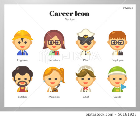 Career icon flat pack Career icon flat pack 50161925