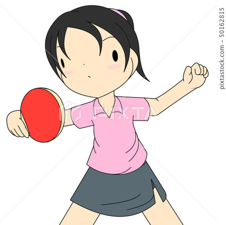 Backhand table tennis girls 50162815