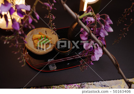 Fujimi sake with bamboo shoots Fujimi sake with bamboo shoots 50163406