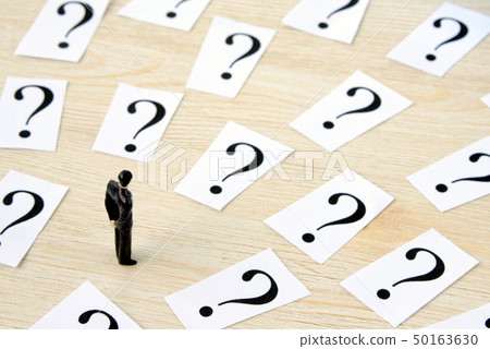 Businessman who bumped into doubt Businessman who bumped into doubt 50163630
