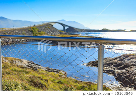 The Atlantic Road, view from walking path, Norway 50163846
