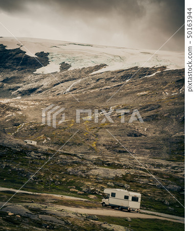 Camper car in norwegian mountains Camper car in norwegian mountains 50163944