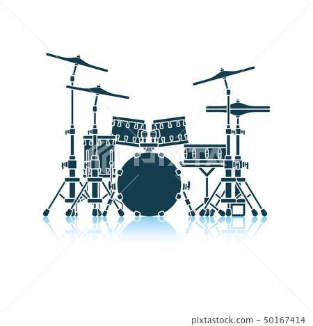 Drum set icon 50167414
