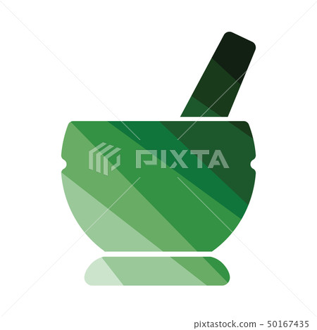 Mortar and pestel icon Mortar and pestel icon 50167435