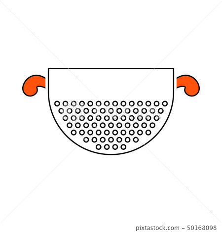 Kitchen Colander Icon 50168098