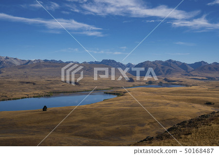 從約翰山觀測所的新西蘭透視風景 從約翰山觀測所的新西蘭透視風景 50168487