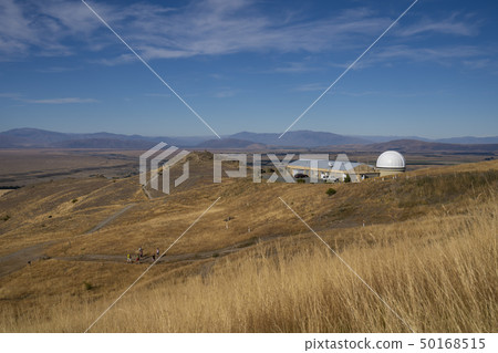 Landscape of New Zealand Perspective from Mount John Observatory 50168515