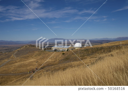 Landscape of New Zealand Perspective from Mount John Observatory 50168516