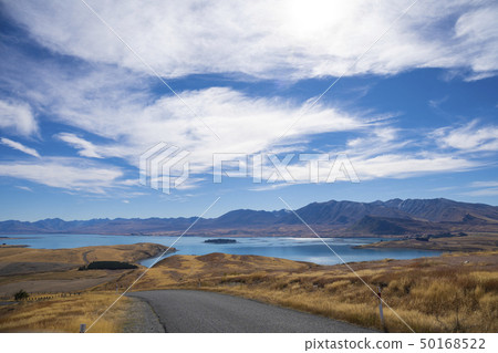 從約翰山觀測所的新西蘭透視風景 從約翰山觀測所的新西蘭透視風景 50168522