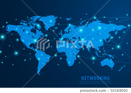 Global network connection background Global network connection background 50169092