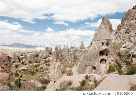 View Of Uchisar Castle In Cappadocia View Of Uchisar Castle In Cappadocia 50169200