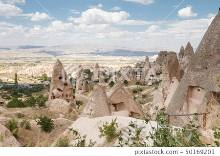 View Of Uchisar Castle In Cappadocia View Of Uchisar Castle In Cappadocia 50169201