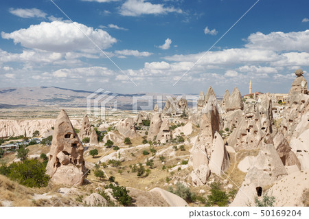 View Of Uchisar Castle In Cappadocia View Of Uchisar Castle In Cappadocia 50169204