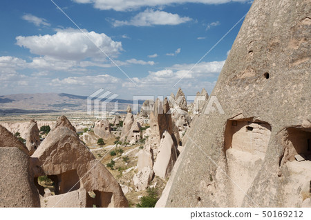 View Of Uchisar Castle In Cappadocia View Of Uchisar Castle In Cappadocia 50169212