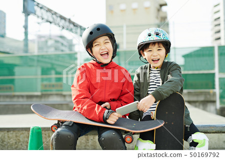 兒童滑冰公園智能手機 50169792