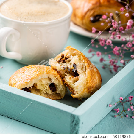 Mini fresh croissants bun Mini fresh croissants bun 50169856