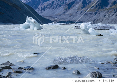 Superb view of Mount Cook and Glacier Superb view of Mount Cook and Glacier 50170116