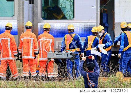 JR Train Derailment Japan 2019 West Nihonsesen Gobo Station Train Derailment Site 43 JR Train Derailment Japan 2019 West Nihonsesen Gobo Station Train Derailment Site 43 50173804