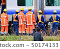 JR Train Derailment Japan 2019 West Nihonsesen Gobo Station Train Derailment Site 46 50174133