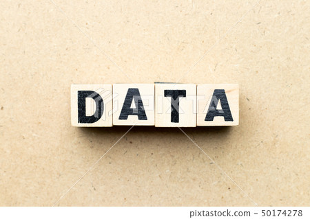 Alphabet letter block in word data 50174278