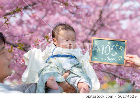 櫻花和家庭照片 50174529