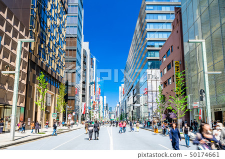 東京銀座中央街道看法 50174661